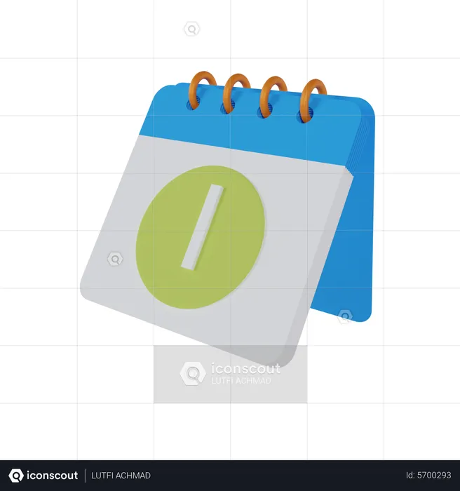 Kalender  3D Icon