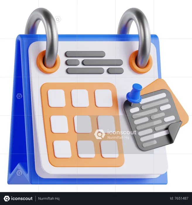 Kalender  3D Icon