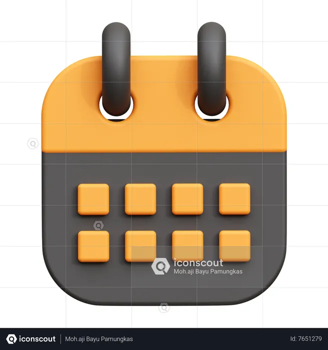 Kalender  3D Icon