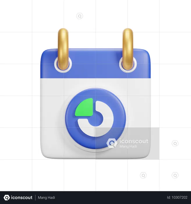 Kalenderanalyse  3D Icon