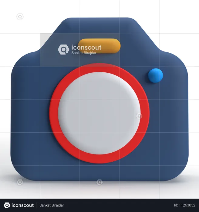 Kamera  3D Icon