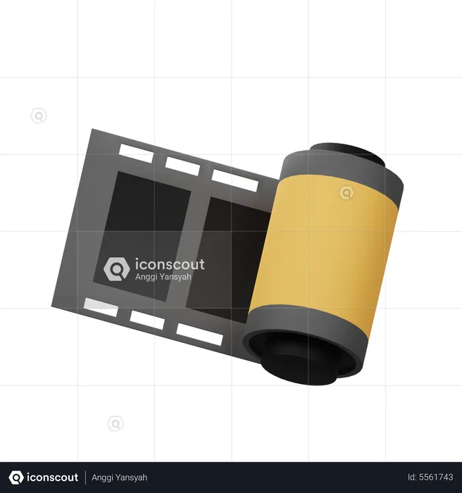 Filmrolle  3D Icon