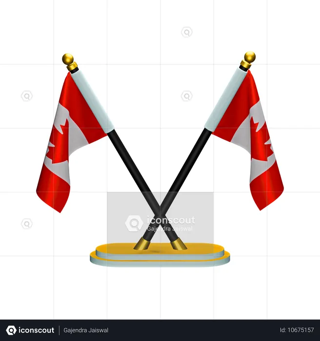 Kanada Flagge Flag 3D Icon