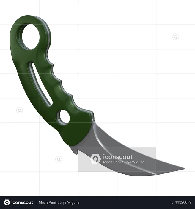 Karambit  3D Icon