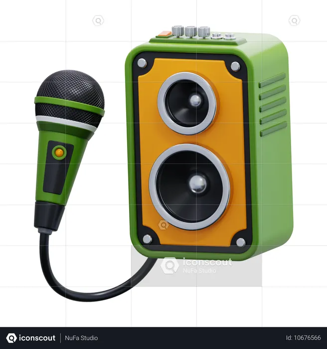 Karaoke  3D Icon