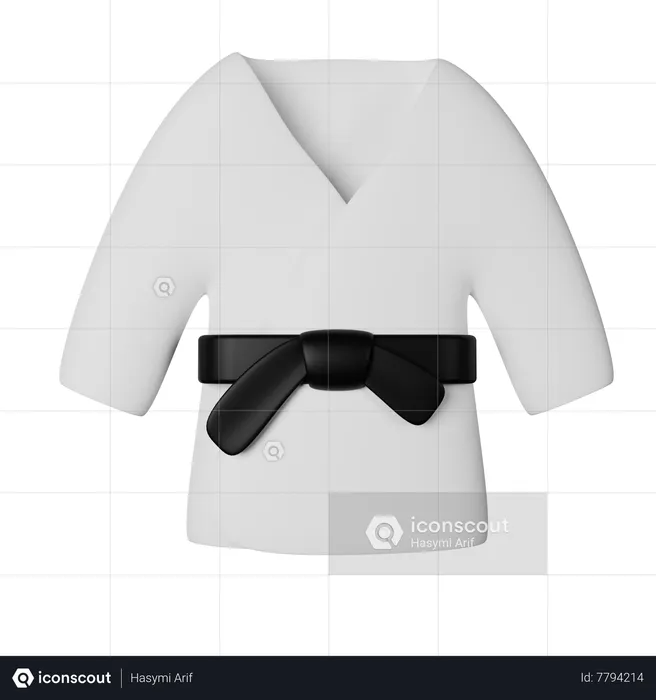 Karate Cloth  3D Icon