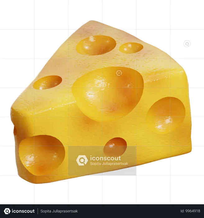 Käse  3D Icon