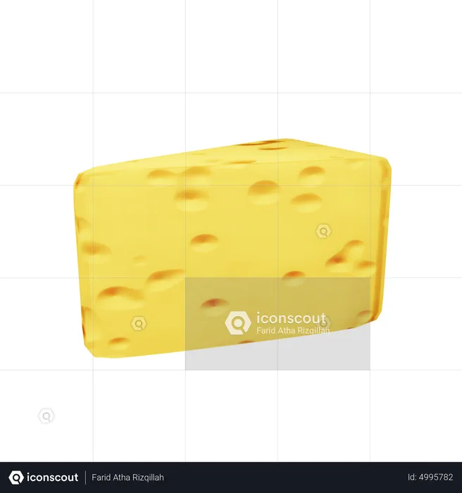 Käse  3D Icon