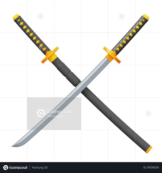 Katana  3D Icon