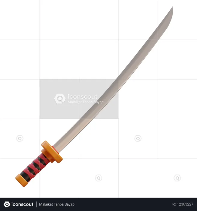 Katana  3D Icon