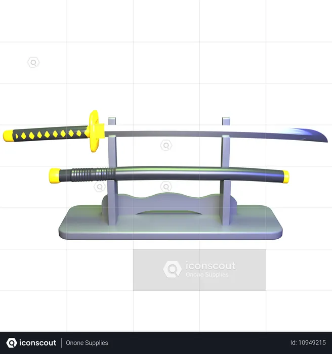 Katana  3D Icon