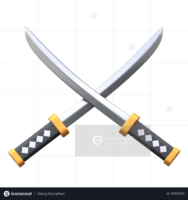 Katana  3D Icon