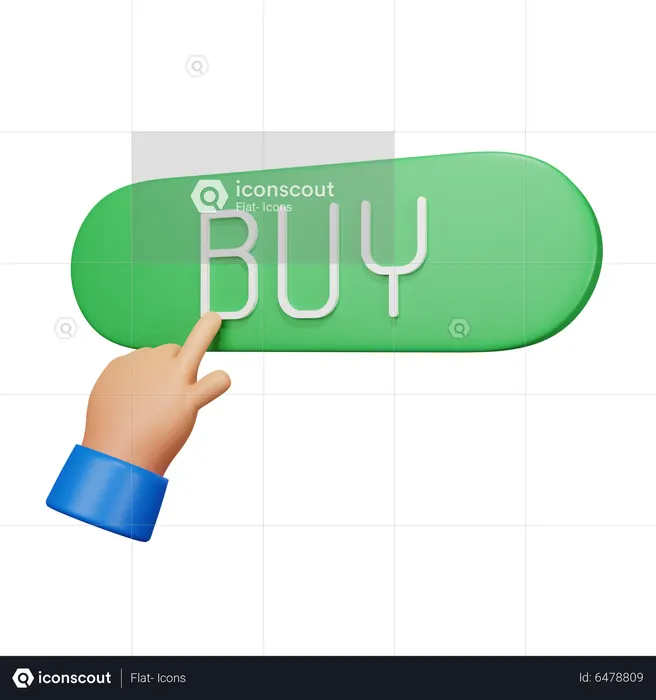 Kaufen-Button  3D Icon