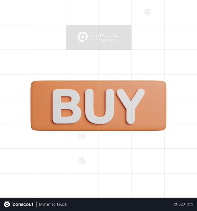 Kaufen-Button  3D Icon