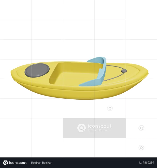 Kayak  3D Icon