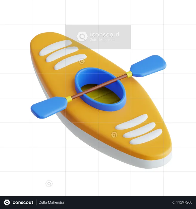 Kayak  3D Icon