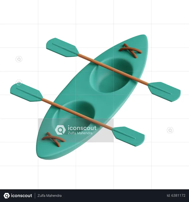 Kayak  3D Icon