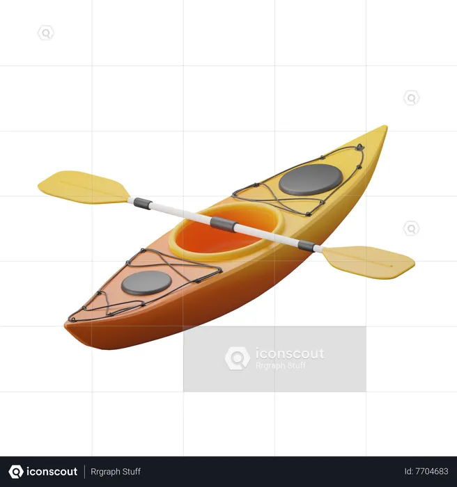 Kayak  3D Icon