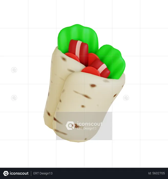 Kebab  3D Icon