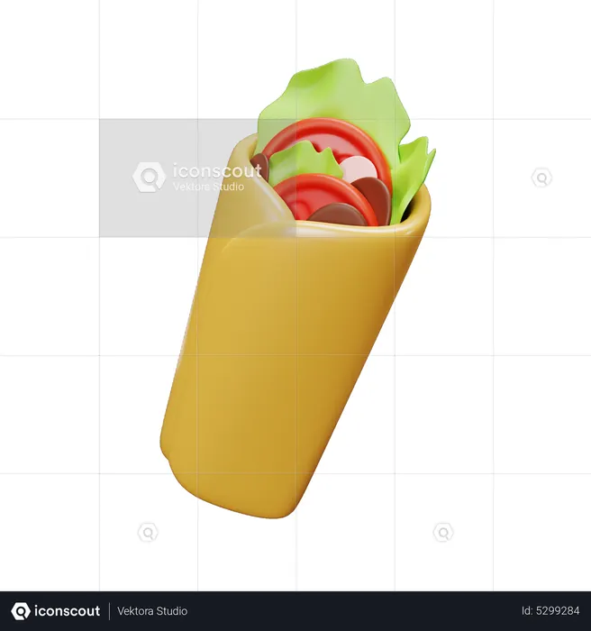 Kebab  3D Icon