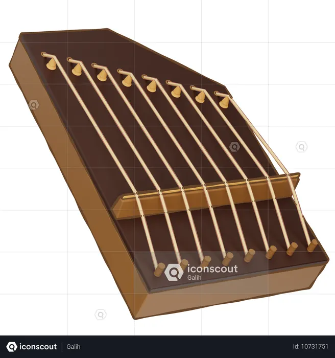 Kecapi  3D Icon