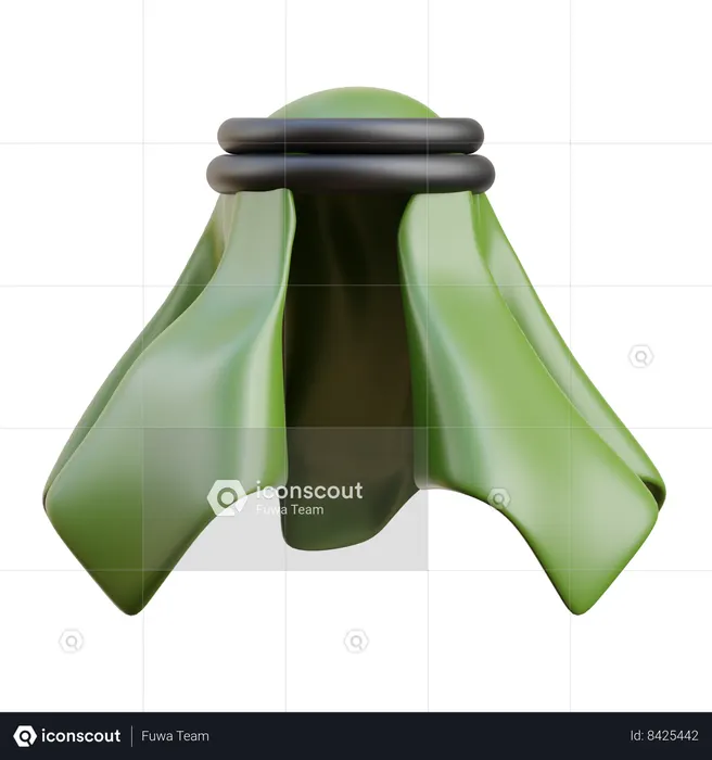 Keffiyeh Scarf  3D Icon