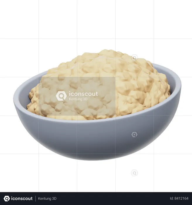 Kefir Cheese  3D Icon