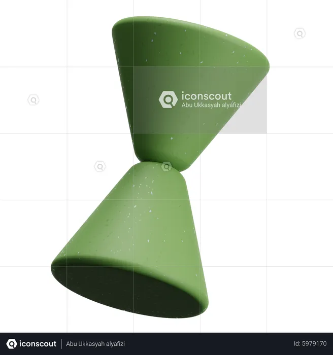 Kegel abstrakte Form  3D Icon