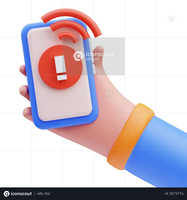 Kein Handysignal  3D Icon