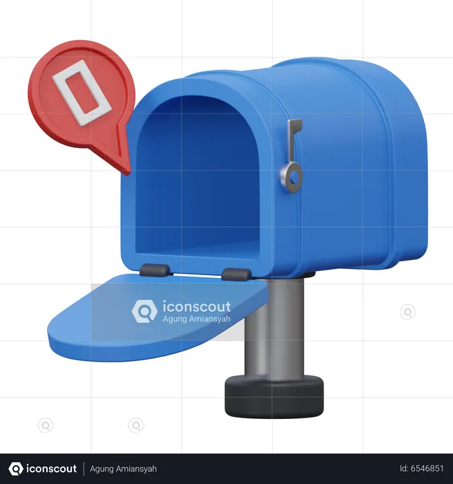 Kein Posteingang  3D Icon