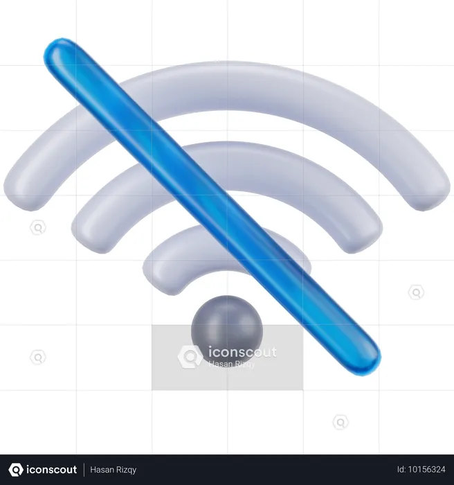 Kein WLAN  3D Icon