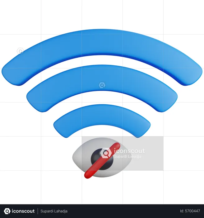 Keine WLAN-Ansicht  3D Icon