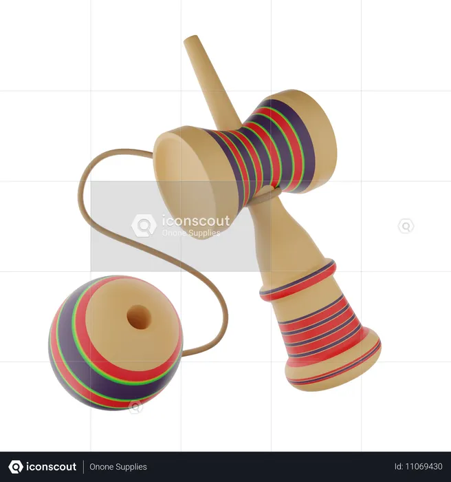 Kendama  3D Icon