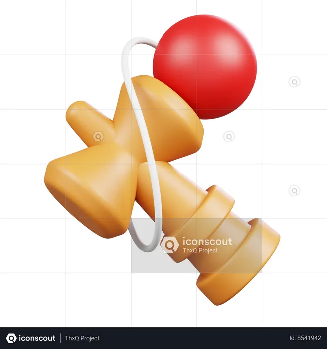 Kendama  3D Icon