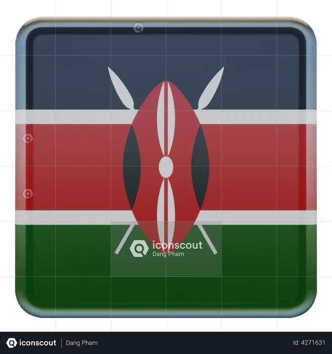 Kenya Flag Flag 3D Flag