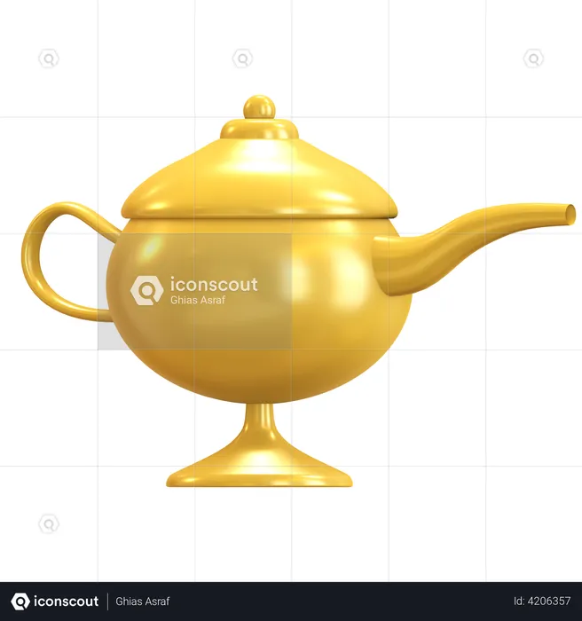 Kettle  3D Illustration