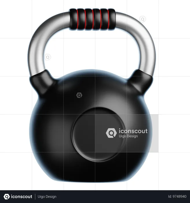 Kettle Bell  3D Icon