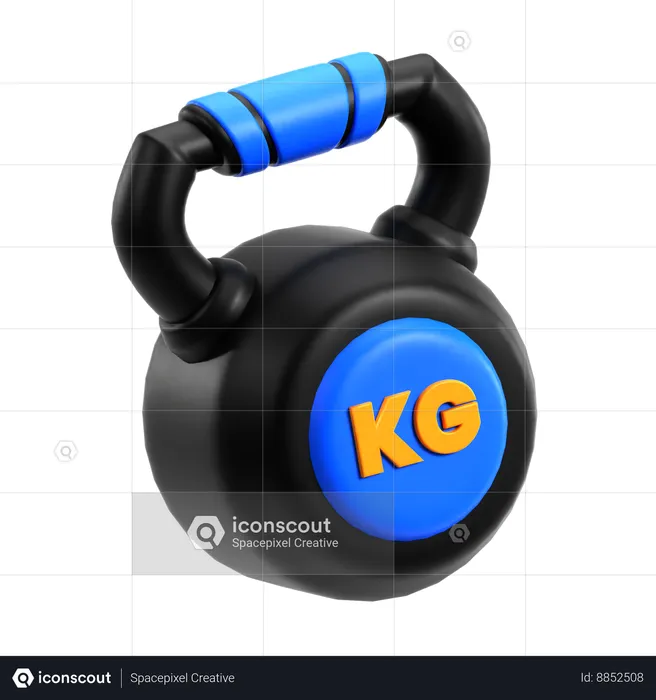 Kettle Bell  3D Icon