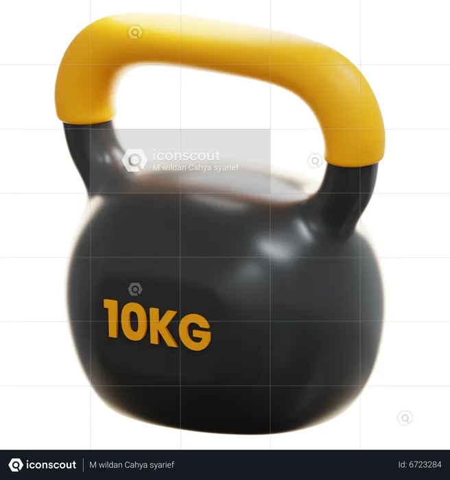 KETTLE BELL  3D Icon