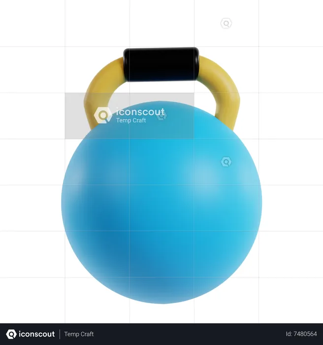 Kettle Bell  3D Icon