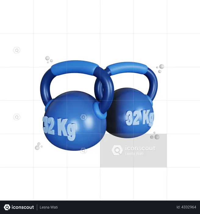 Kettle Bell  3D Illustration