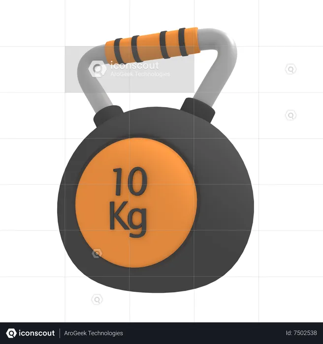 Kettle bell  3D Icon