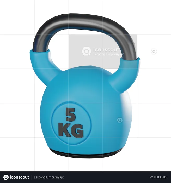 Kettlebell  3D Icon