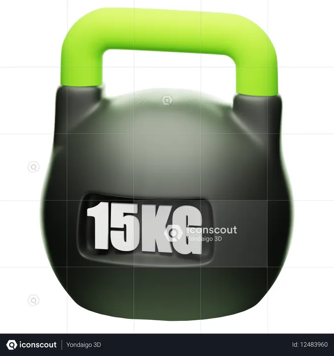 Kettlebell  3D Icon