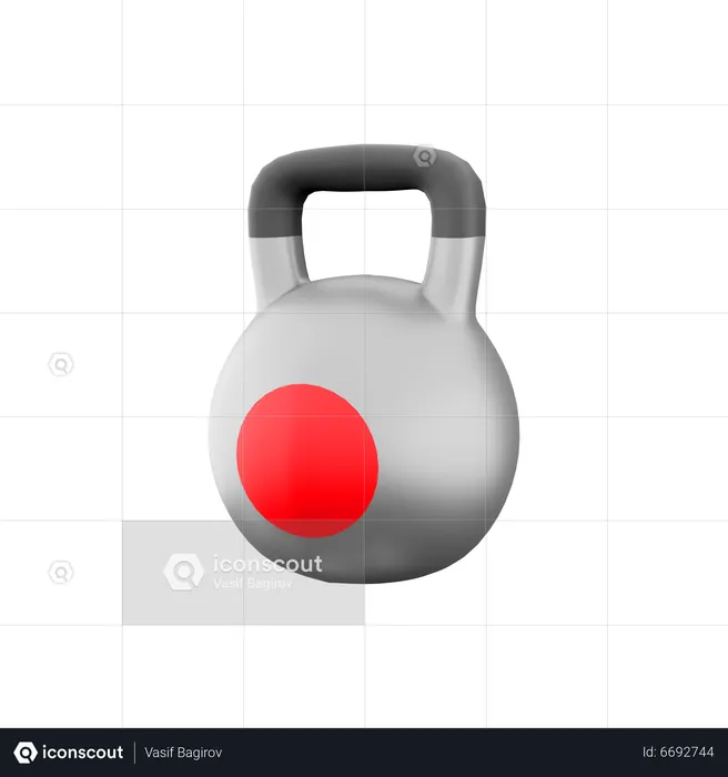 Kettlebell  3D Icon