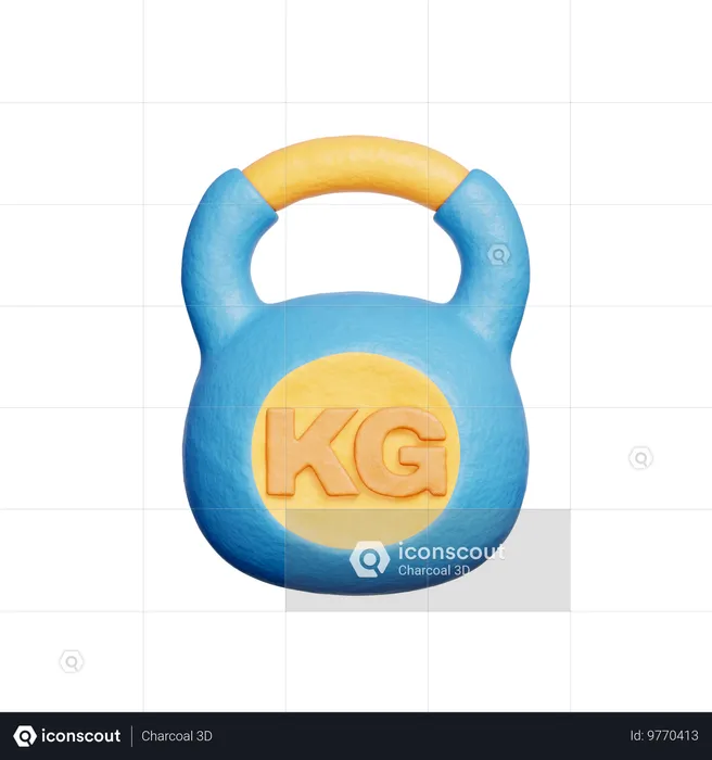 Kettlebell  3D Icon