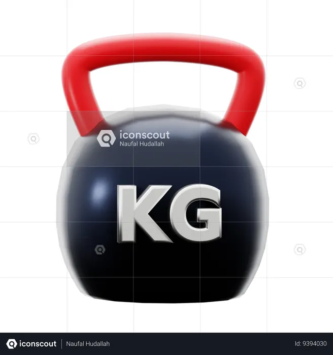 Kettlebell  3D Icon