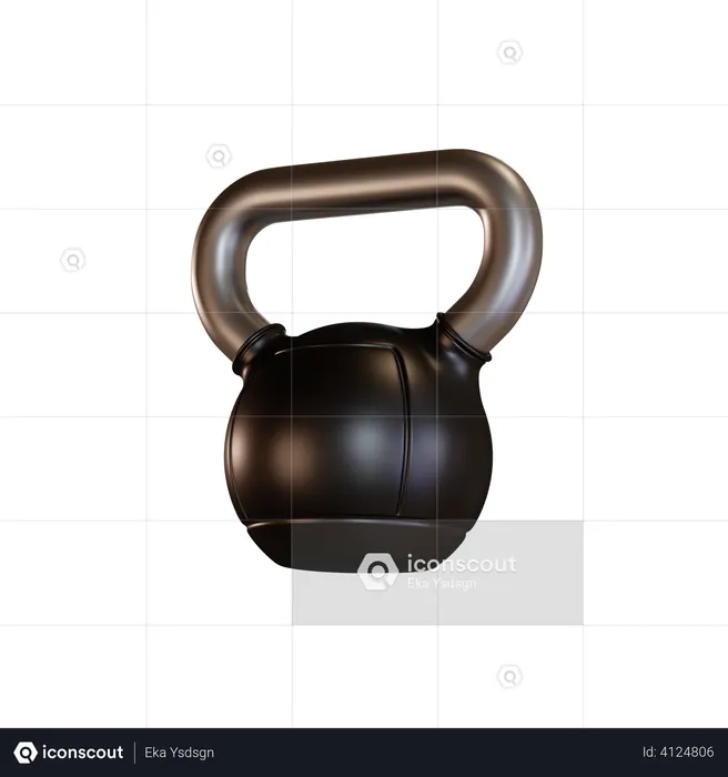 Kettlebell  3D Illustration