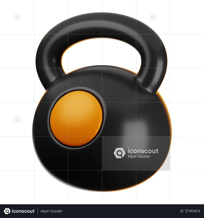 Kettlebell  3D Icon