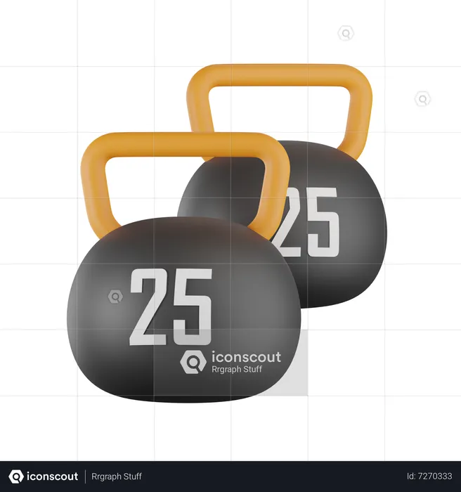 Kettlebell  3D Icon